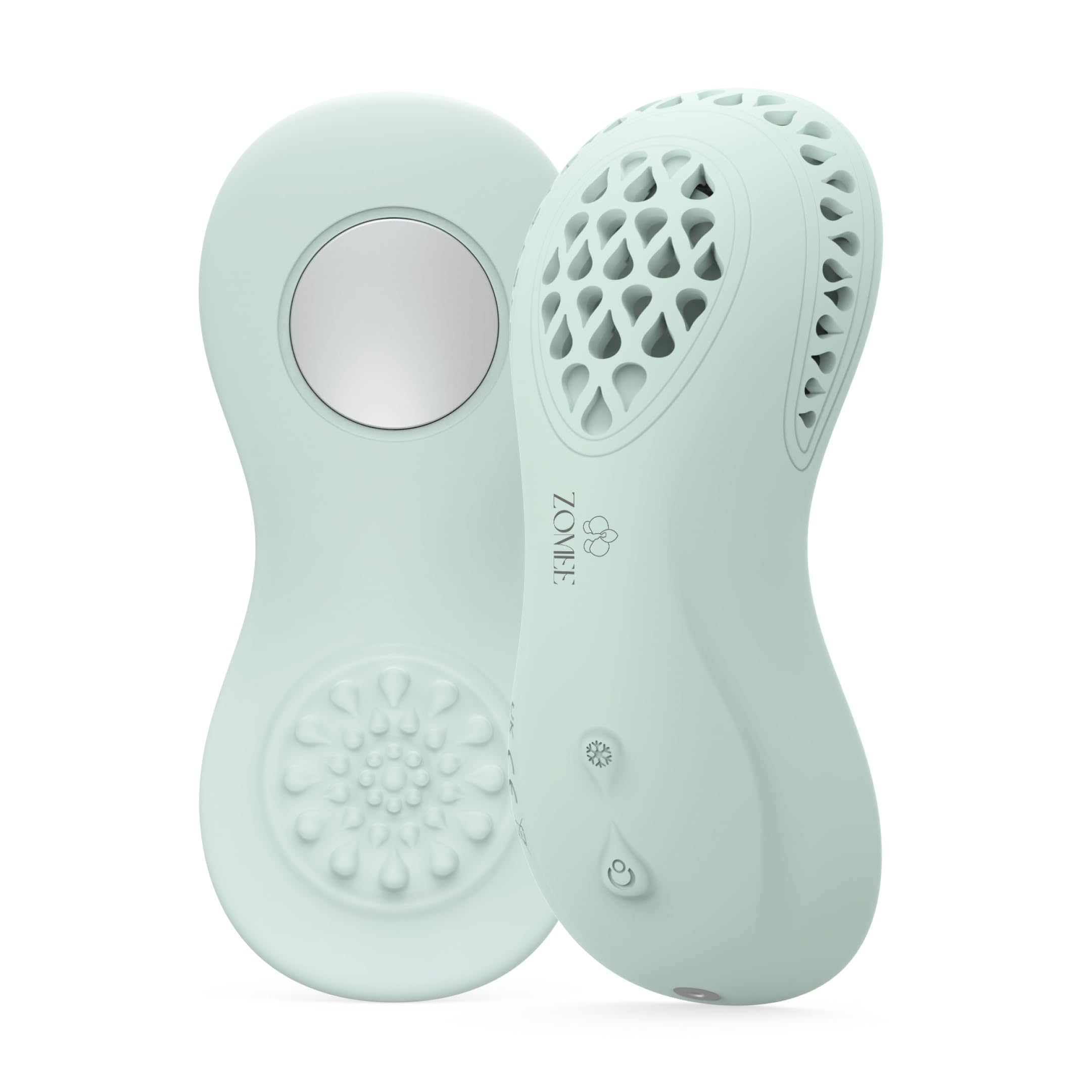 Zomee Cooling Lactation Massager – 2-in-1 Breastfeeding Support with Cooling & Gentle Vibration, Portable Rechargeable Breast Massager for Engorgement