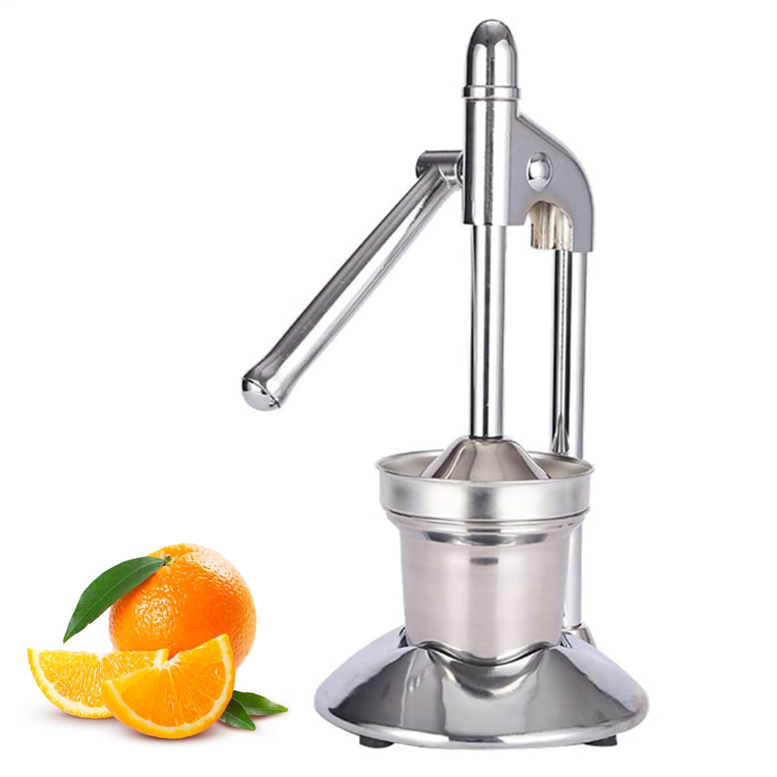 Exprimidor de cítricos, prensa manual para exprimidor | Manual de | exprimidor de acero inoxidable resistente | Exprimidor manual y para zumo de cítricos frescos, naranja, limón,