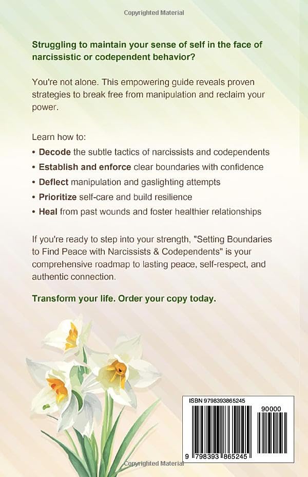 Miniatura 2 de Setting Boundaries to Find Peace with Narcissists & Codependents How to Communicate with Toxic People to Free Yourself From Manipulation and