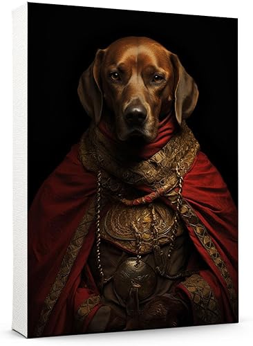 Miniatura 1122 de Thuan Chow Chow Retrato de mascota con disfraz real de perro en un disfraz retrato de perro con vestimenta Retrato medieval de mascota retrato