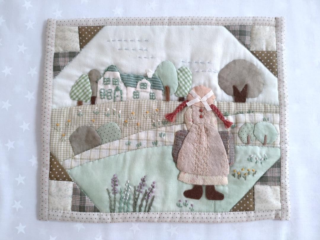 【レア】赤毛のアン　パッチワーク　タペストリー　ハンドメイド Amazon.co.jp: 【レア】 赤毛のアン パッチワーク タペストリー