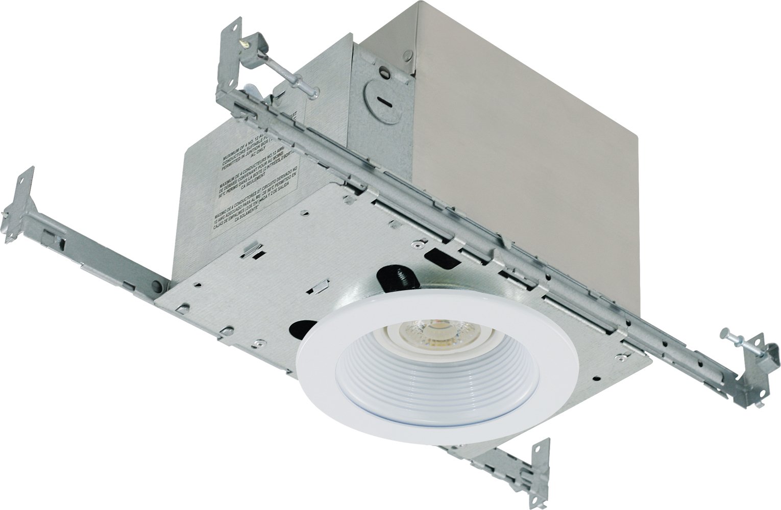 Buy Liteline RC40501-LED-PW-WH All-in-One 4-inch LED Recessed Combo ...