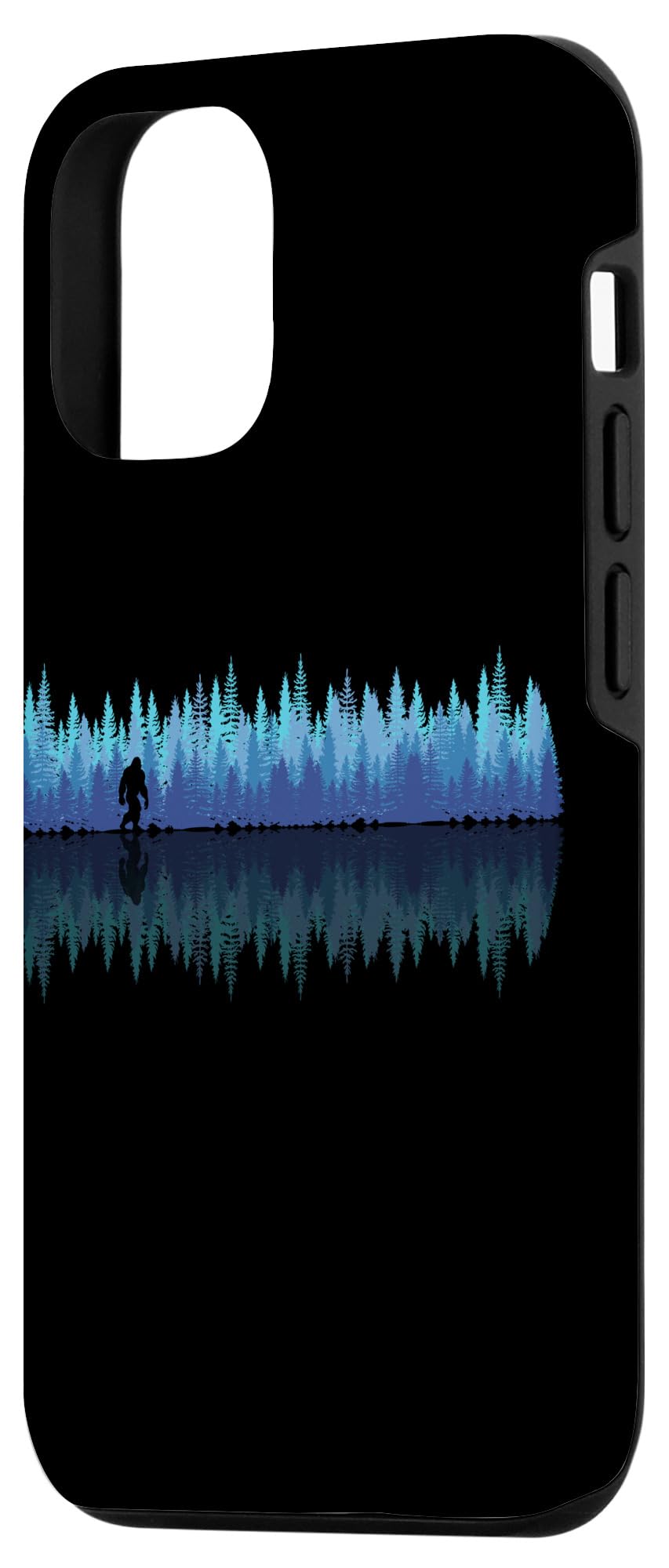 iPhone 14 Reflection Forest Trees Sasquatch Conspiracy Yeti Bigfoot Case - Image 2