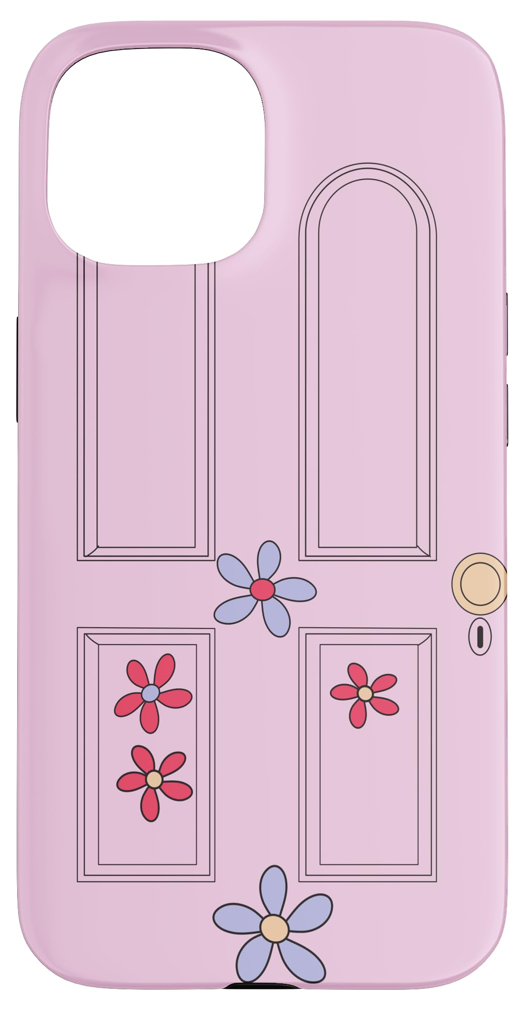 Disney and Pixar’s Monsters, Inc. Boo Door Lilac Purple Case for iPhone 15