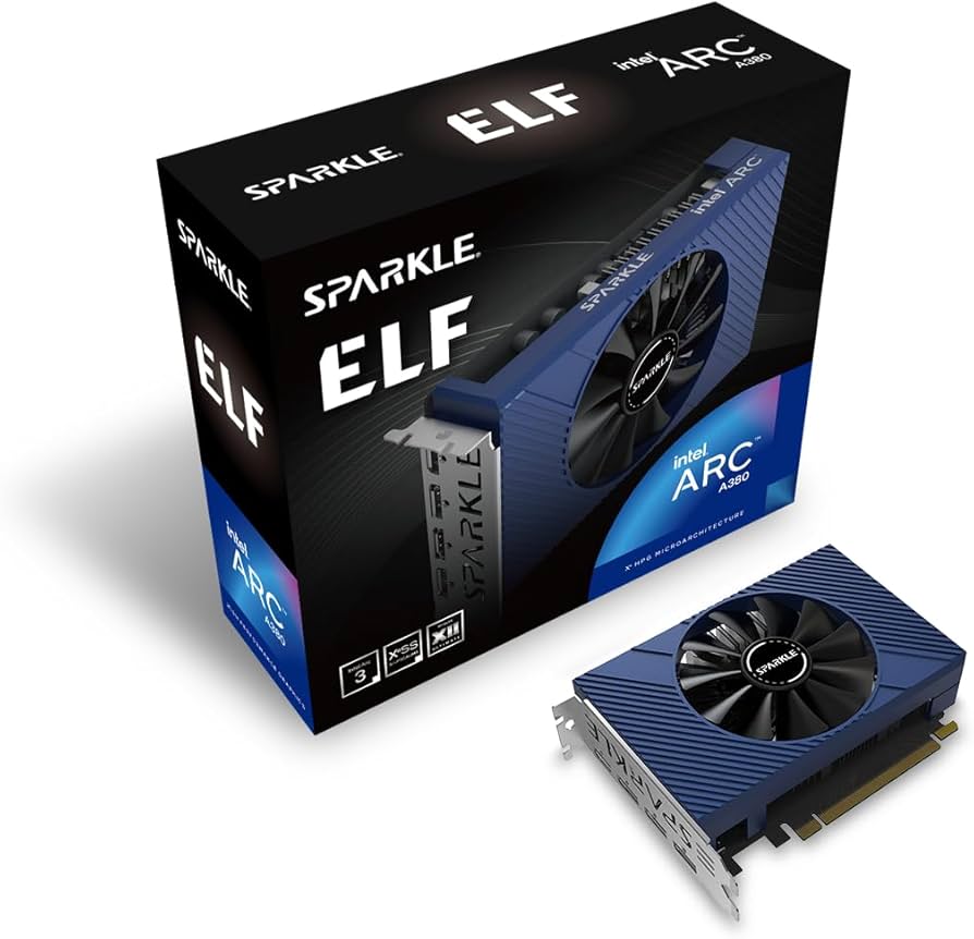 SPARKLE Intel Arc A380 ELF【新品・未開封】 Amazon.com: Sparkle Intel Arc A380 ELF, 6GB GDDR6, Single Fan