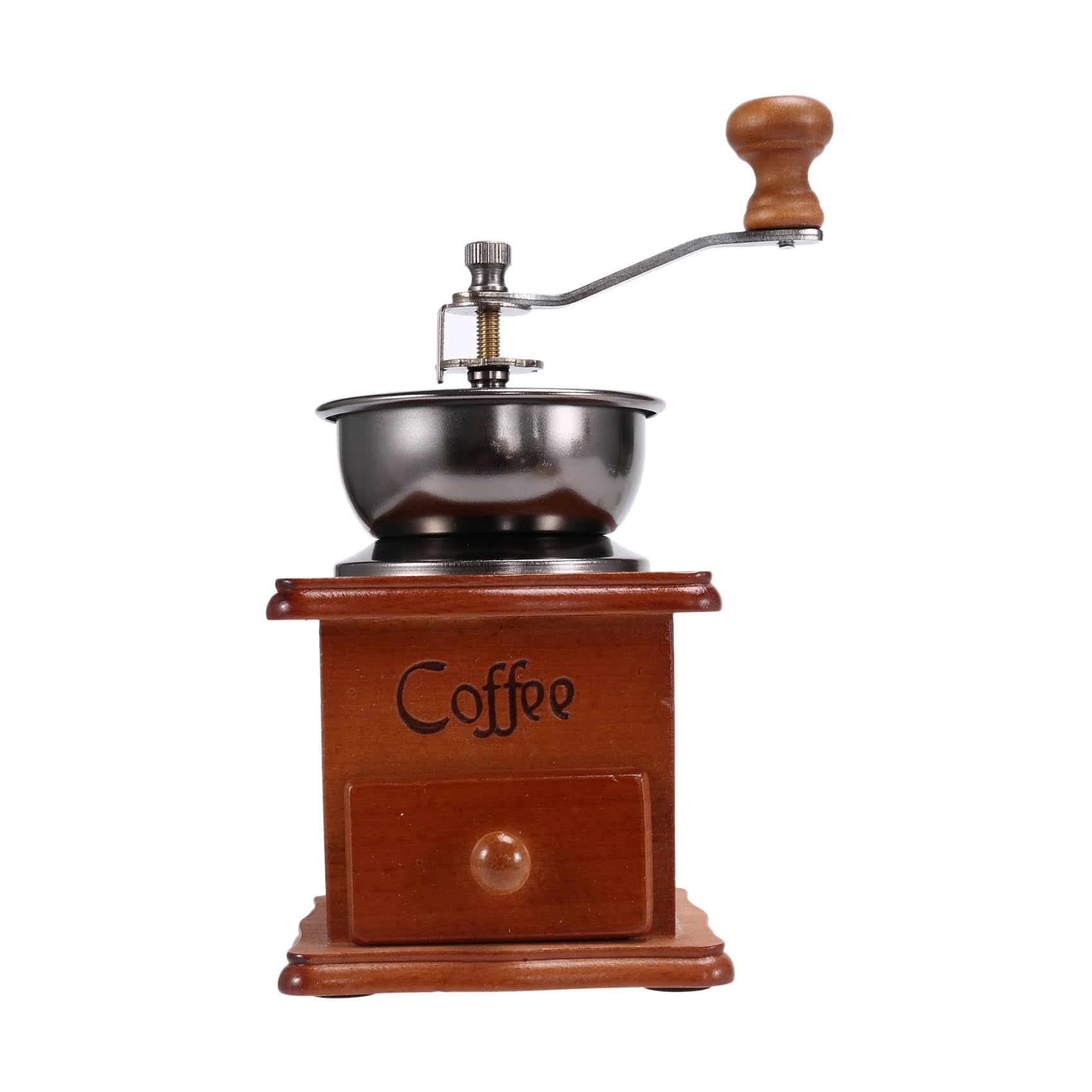 4X Kaffee Bohnen Manuelle Kaffee Hand Edelstahl Retro Kaffee Gewürz Mini Gratmühle mit Keramik