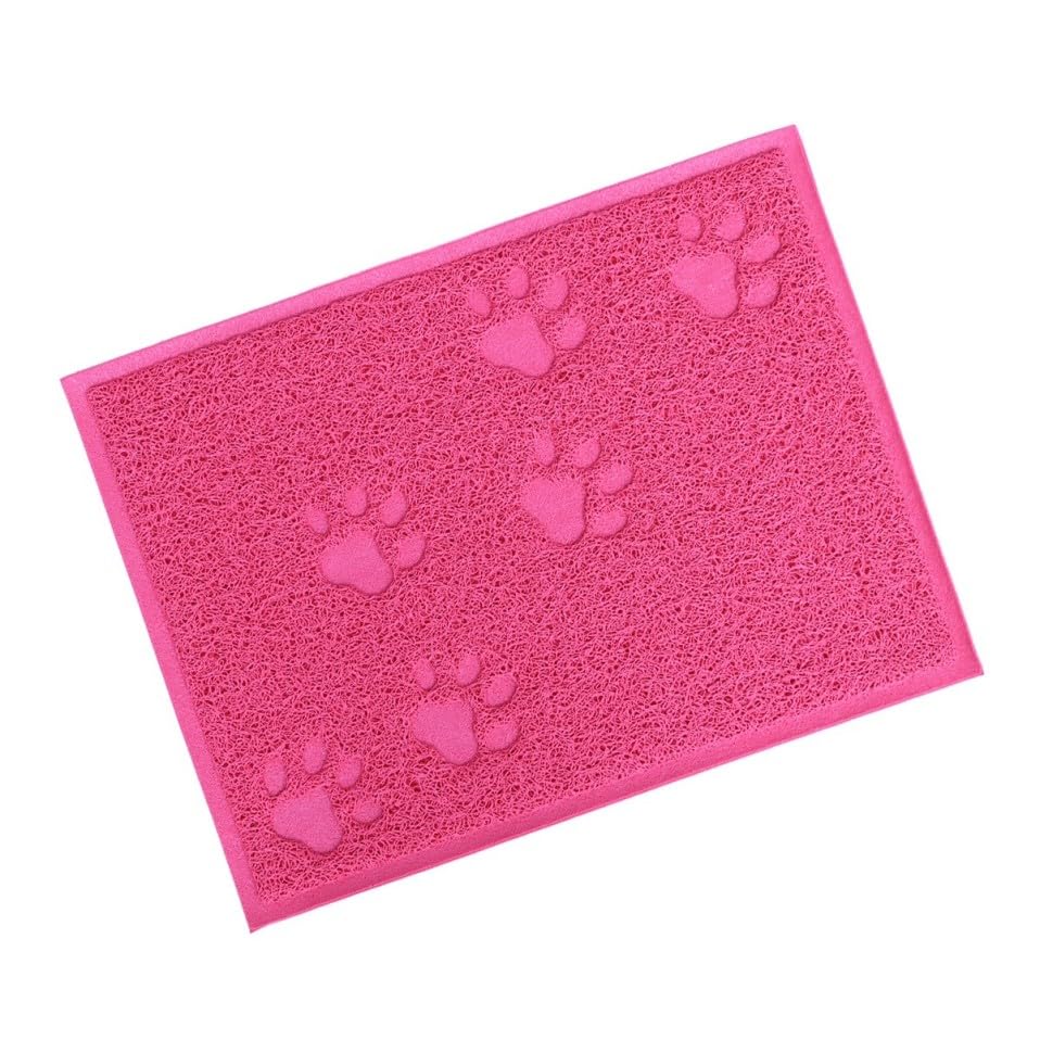 YARNOW Alfombrilla y 30x40 Cm Arena para Gatos de de PVC Diseño Atrapapolvo Fácil de Limpiar para Entrada o Trasera