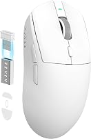 AJAZZ AJ139 PRO X Ultrakönnű Vezeték Nélküli Gaming Egér, 59g, 26000 DPI, Programozható Gombok, 200 Óra Akkumulátor, Fehér 1
