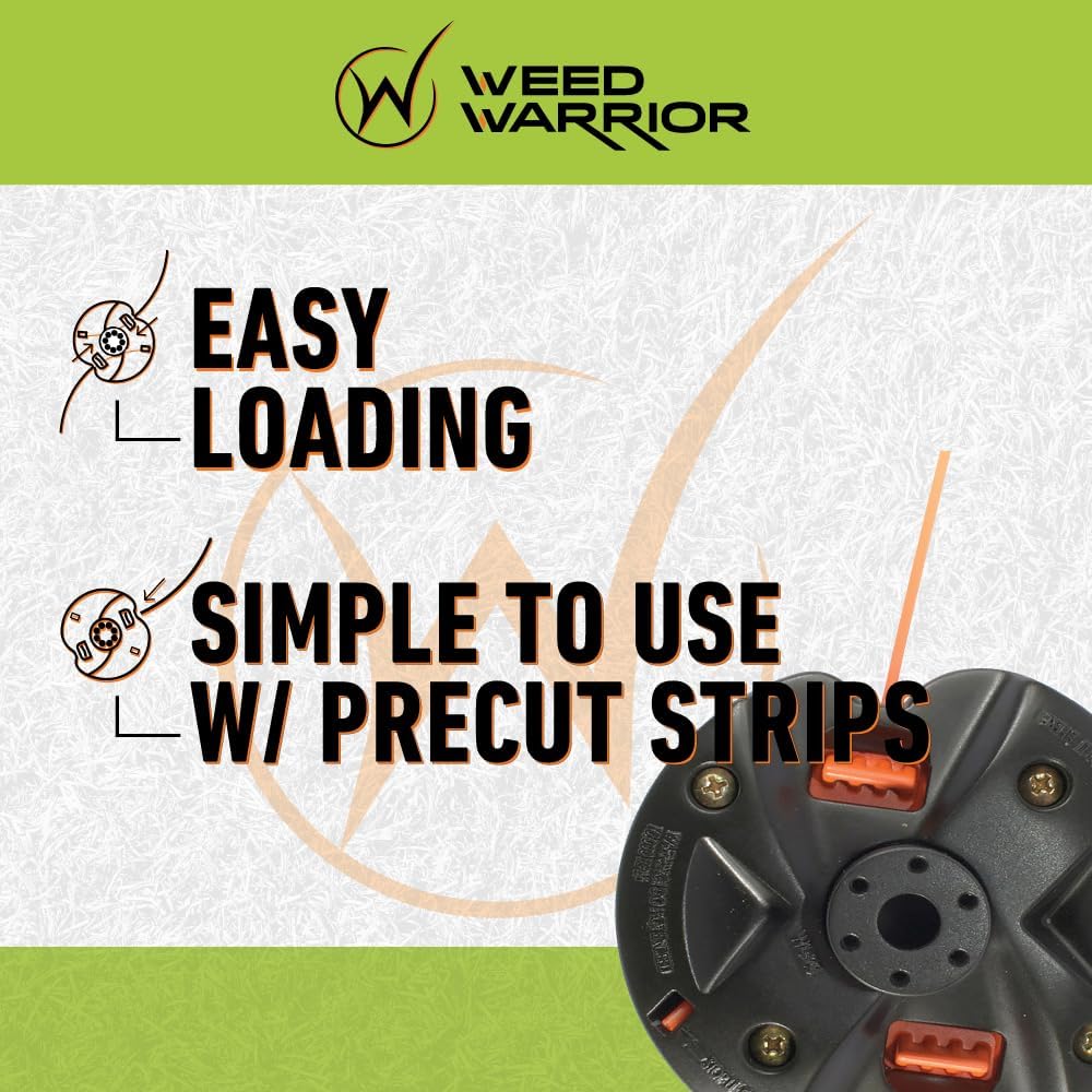 WEED WARRIOR Push-N-Load 0.095 in. Dia. x 10.13 L Trimmer Head