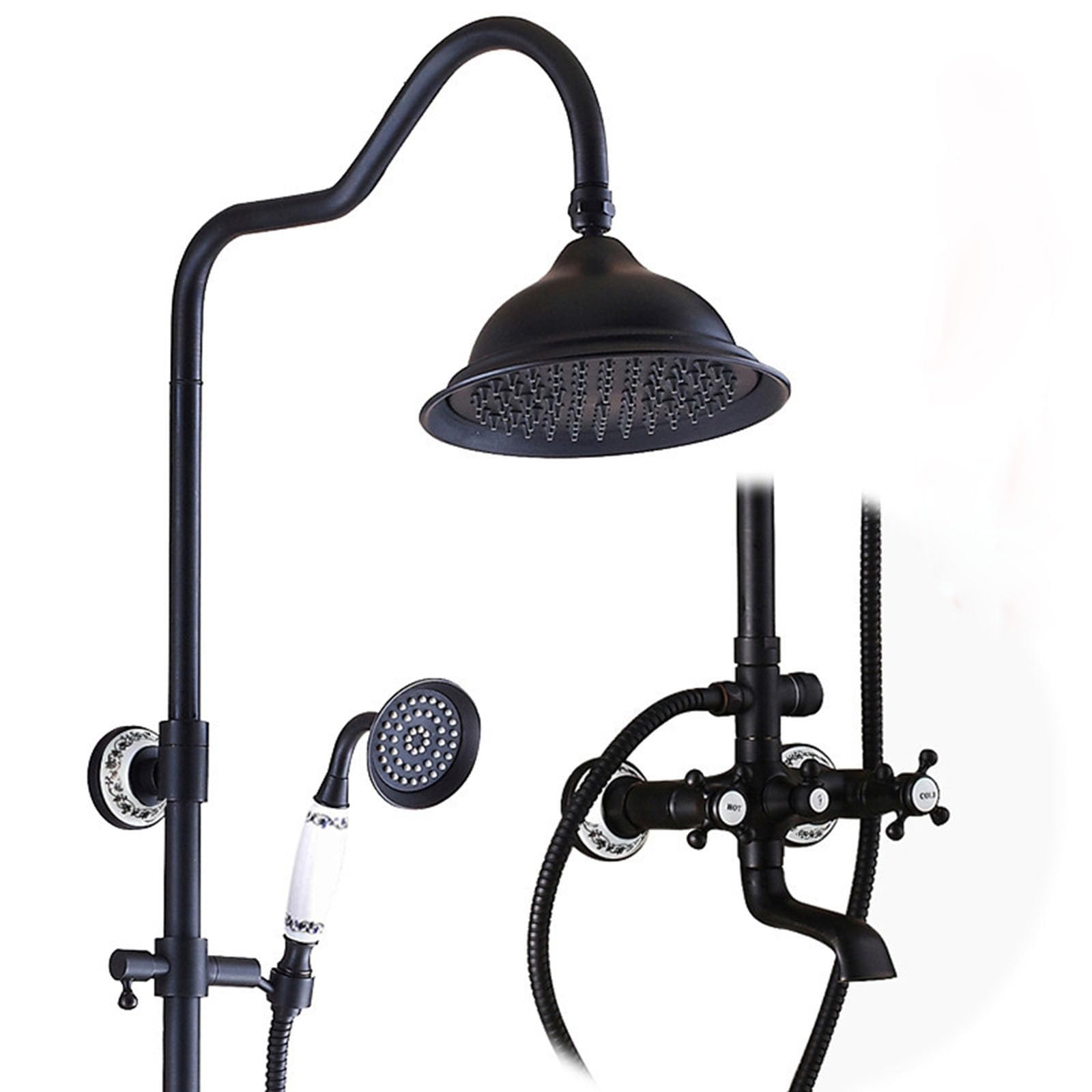 Colonne de douche avec réglable douche barre pour un confort sur mesure