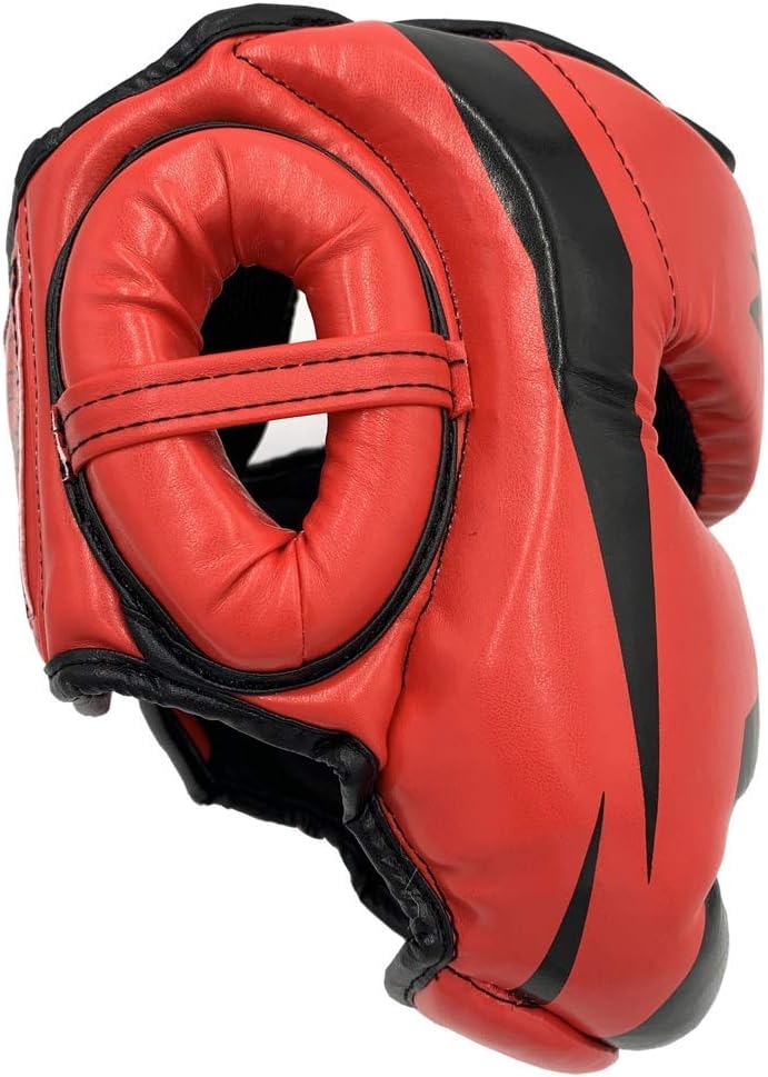 ZTTY Boxing Headgear MMA Kickboxing Head Guard Martial Arts PU Leather : Sports & Outdoors