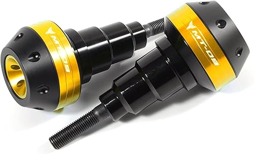 Para Yamaha MT-09 MT09 FZ-09 2014-2019 XSR900 Marco de protección contra caídas de motocicleta Slider Carenado Protector Negro (Color  Oro, Tamaño