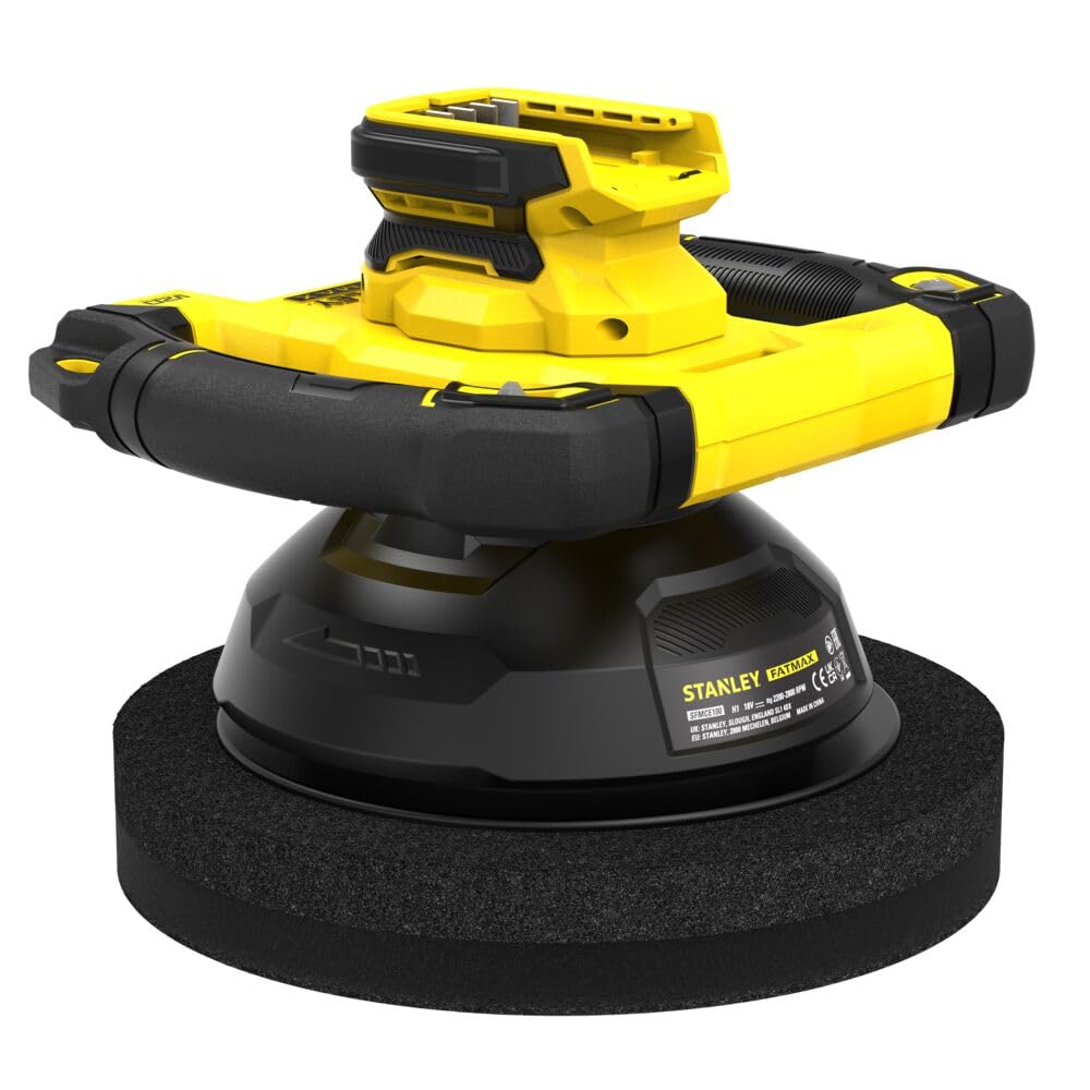 Pulidora V20 Li-Ion 18V, 3 velocidades 2.200/2.400/2.800 rpm, diámetro 254mm, tamaño de órbita 12mm, vibración 5,4m/s. Sin batería/cargador