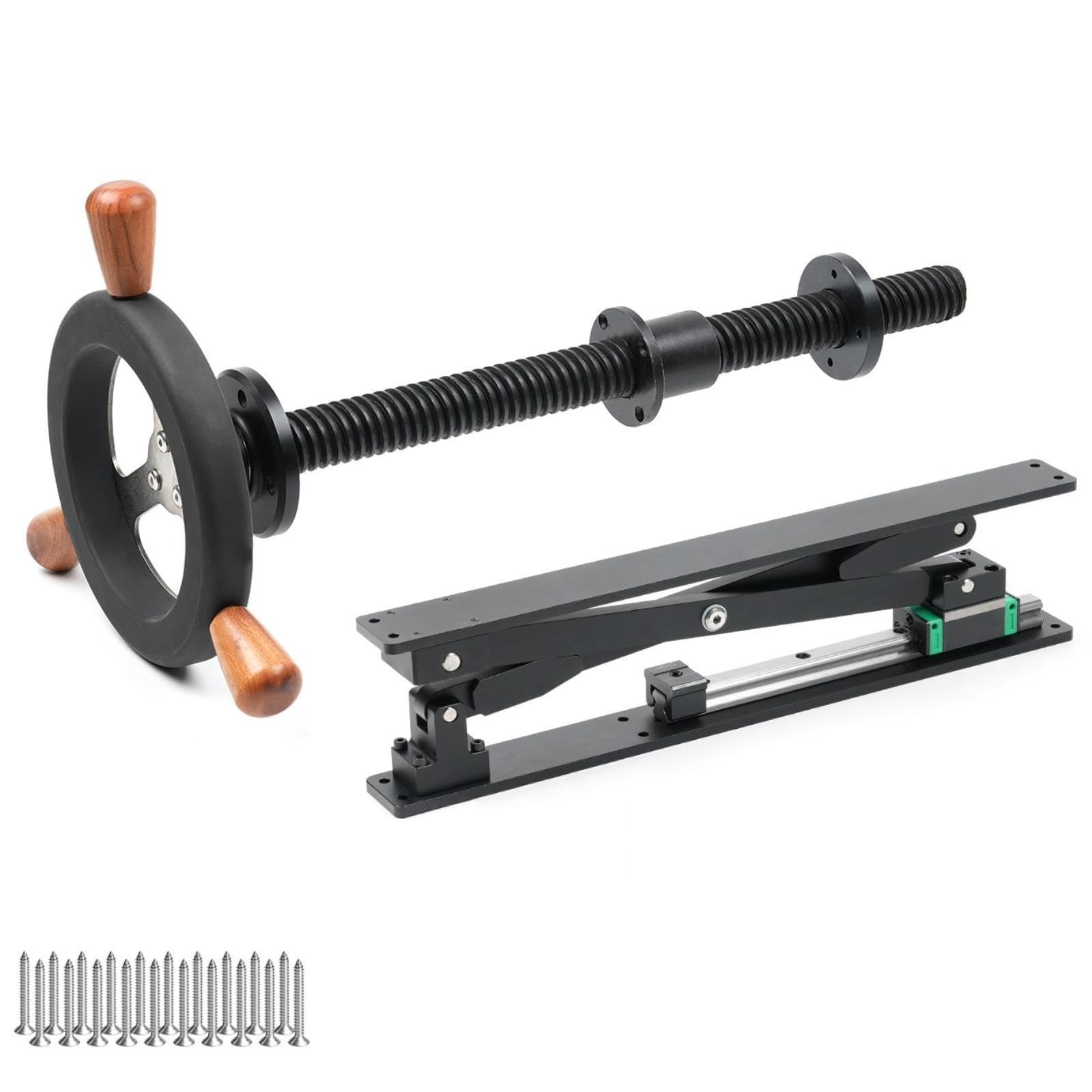 Morsa Da Falegname, Morsa For Gambe Completa Con Guida Parallela Nera