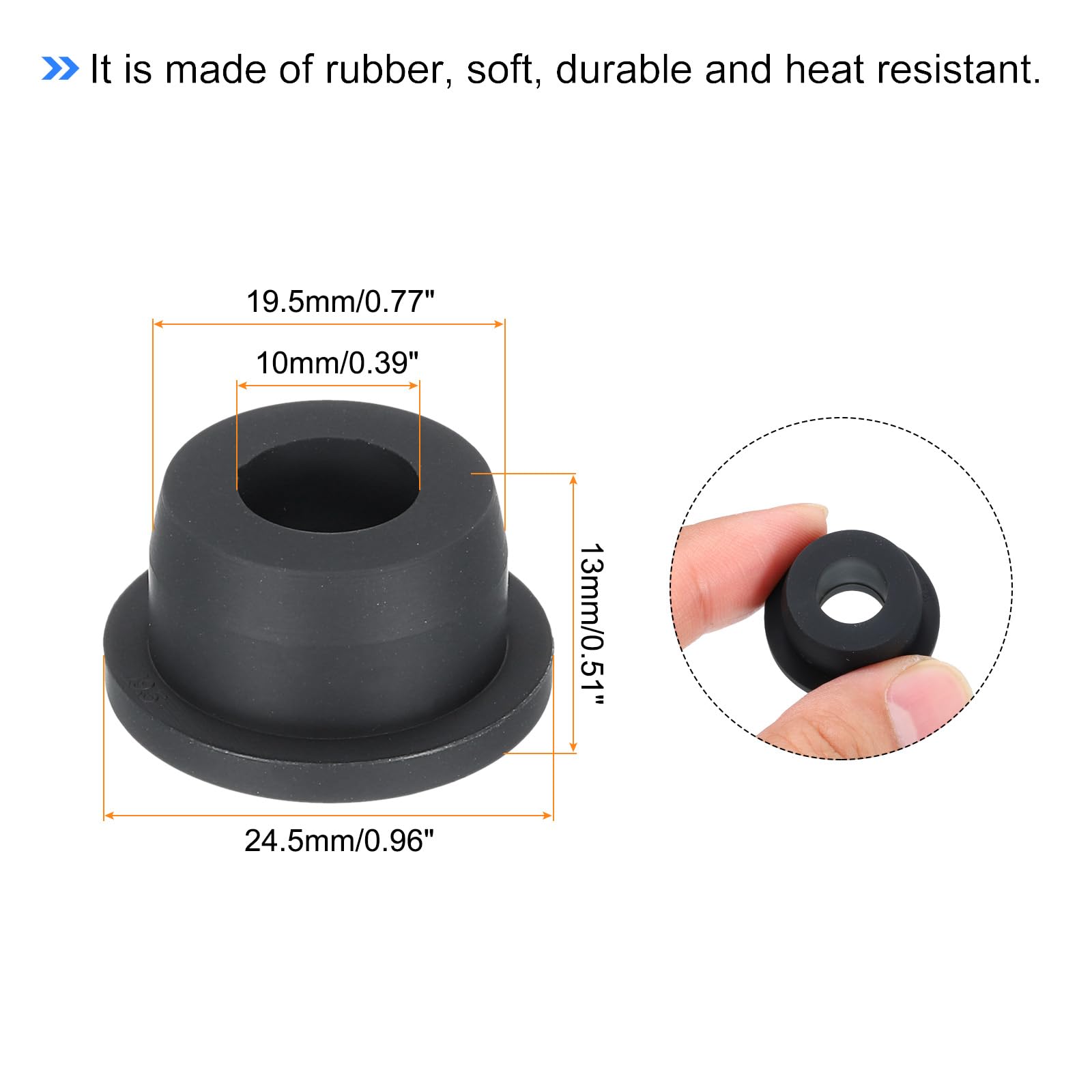 15Pcs T Shape Rubber Grommet Mount Dia 4.5mm ID 3mm H 7mm Transparent 2b1e336f Da46 4e39 B3a9 70bda6afb328.f4a7f40c915210e663d207b60dfafad0 - View #12