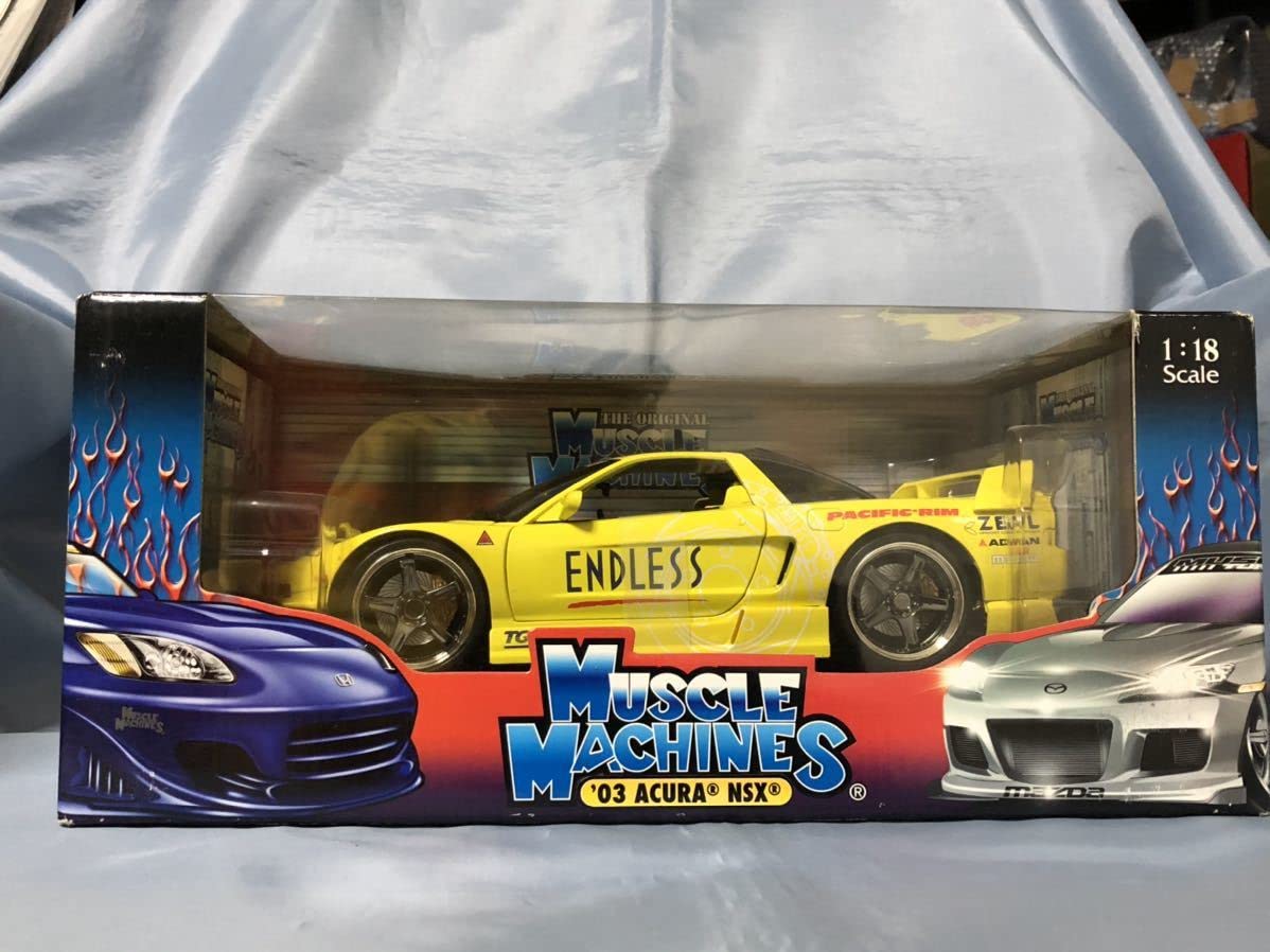 ホビーラジコン 1:18'03 ACURA NSX(muscle machine) Muscle Machines 1:18 Scale Die-cast Car 2003 Acura NSX