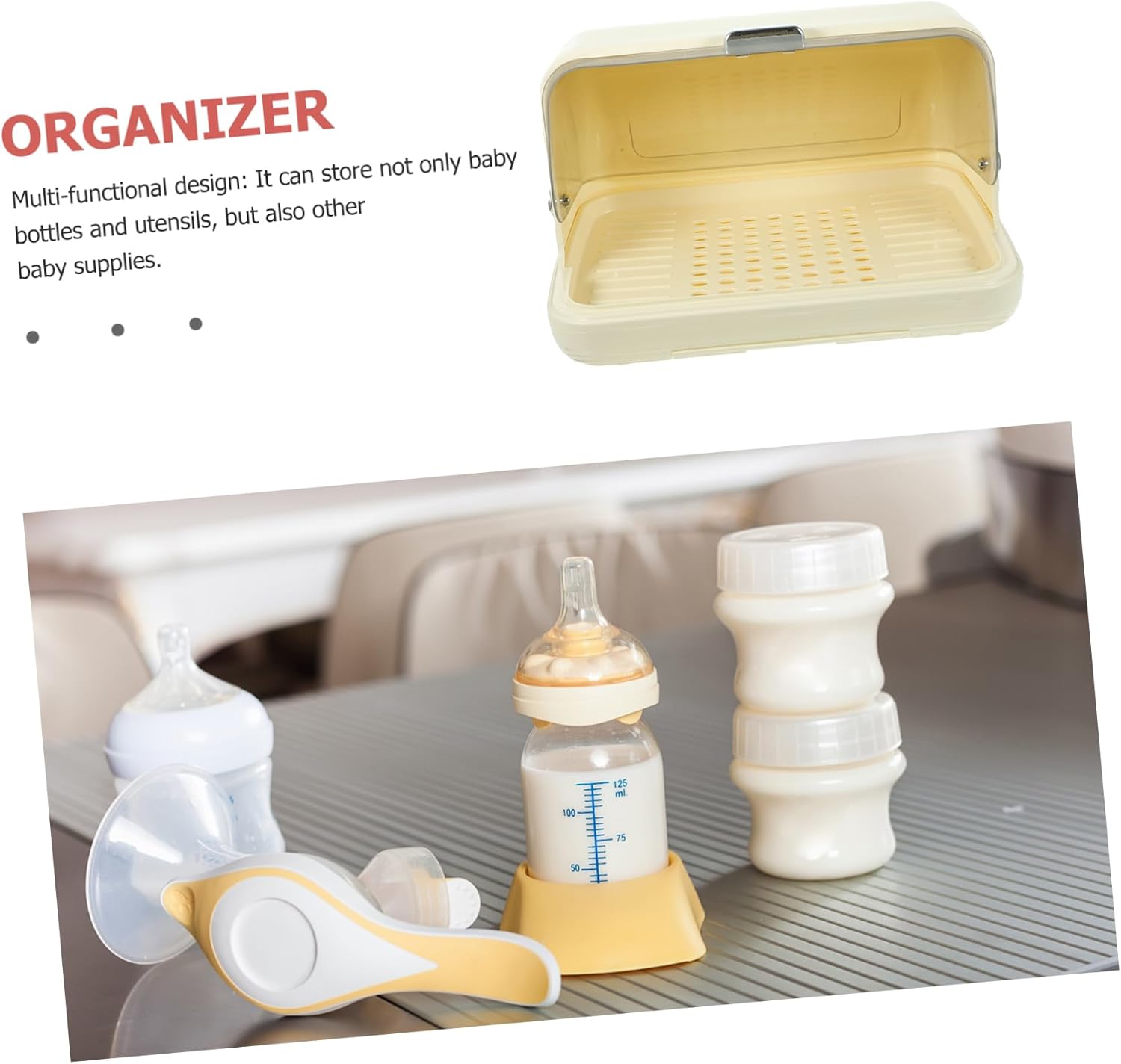 Dish Drying Rack for Bottles and Cups Design Quick Drainage Tray Material for Kitchen Organization and Easy Access