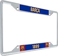 Vista 1 de Desert Cactus FC Barcelona Barça - Accesorios de coche, marco de matrícula de metal para club de fútbol y futbol, soporte para placa de matrícula