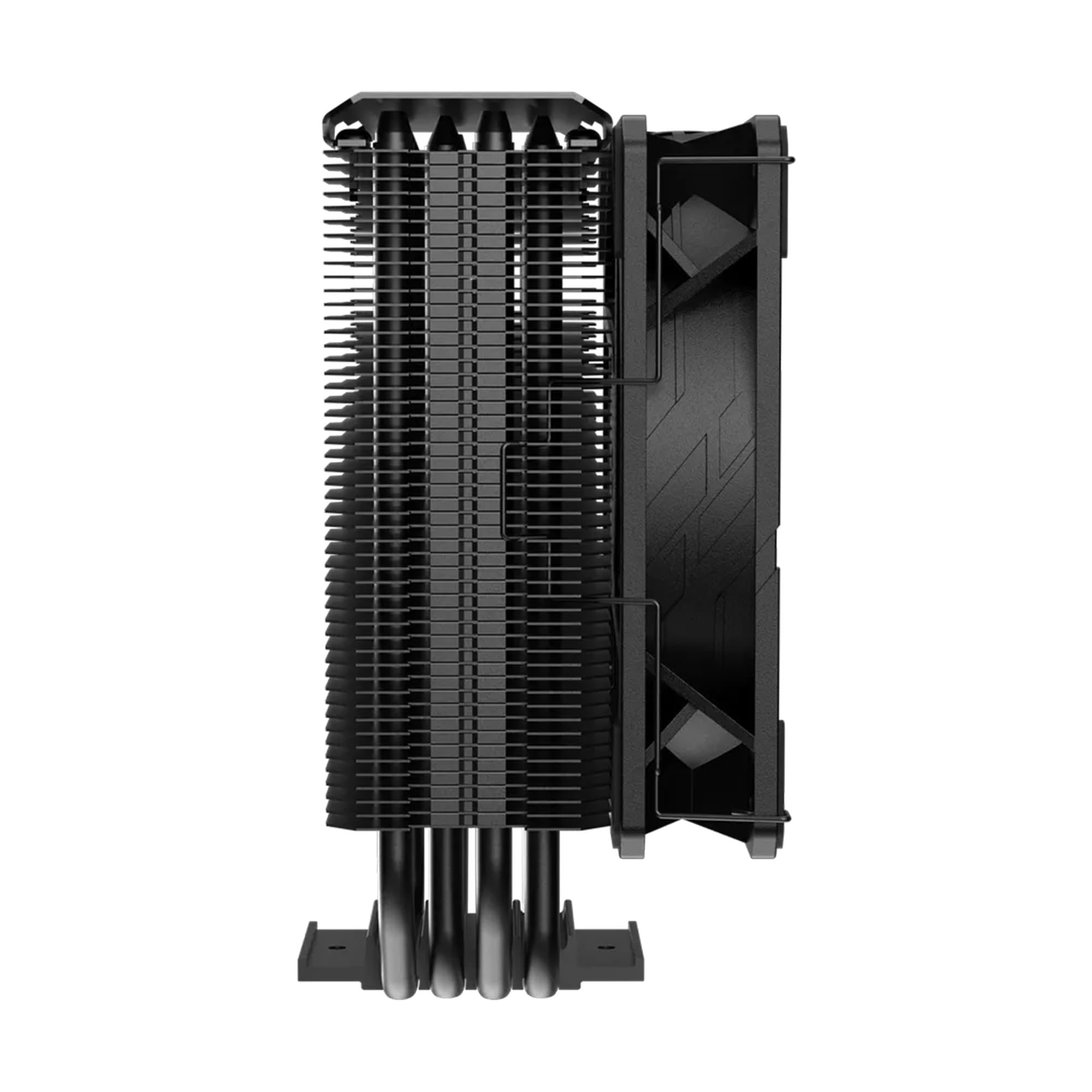 Cooler Master Hyper 212 Black Edition Chłodnica powietrza procesora, wentylator Silencio FP120, anodowany pistolet metalowy czarny, płetwy ze szczotkowanego niklu, 4 miedziane rury grzewcze z bezpośrednim kontaktem do AMD Ryzen/Intel LGA1200/1151