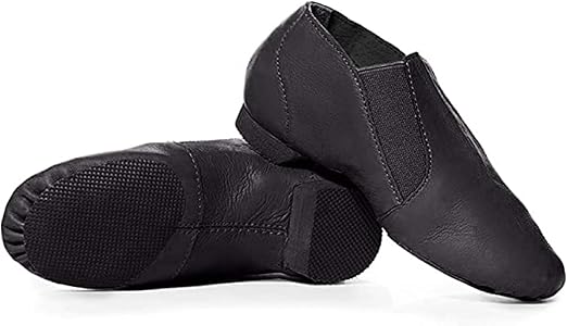 Amazon.com | Theatricals Adult Side Inserts Jazz Shoes Black 08.0M