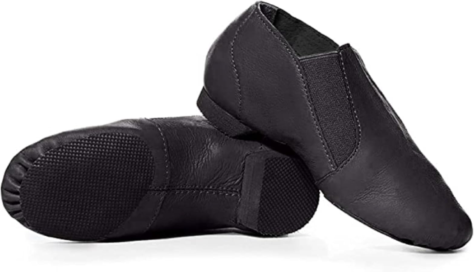 Amazon.com | Theatricals Adult Side Inserts Jazz Shoes Black 08.0M