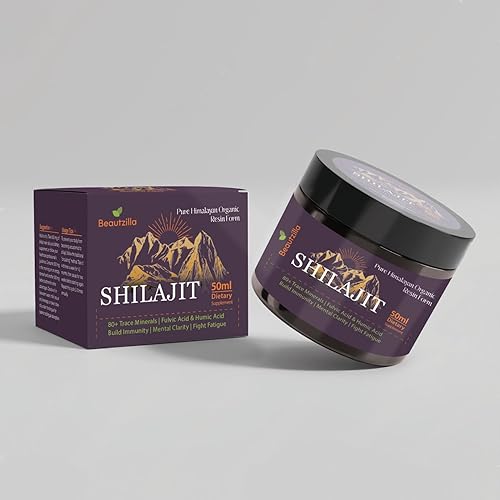 Miniatura 6 de Shilajit - Resina Shilajit orgánica pura del Himalaya, Shilajit puro de grado dorado para hombres y mujeres, Shilajit natural puro con más de 85