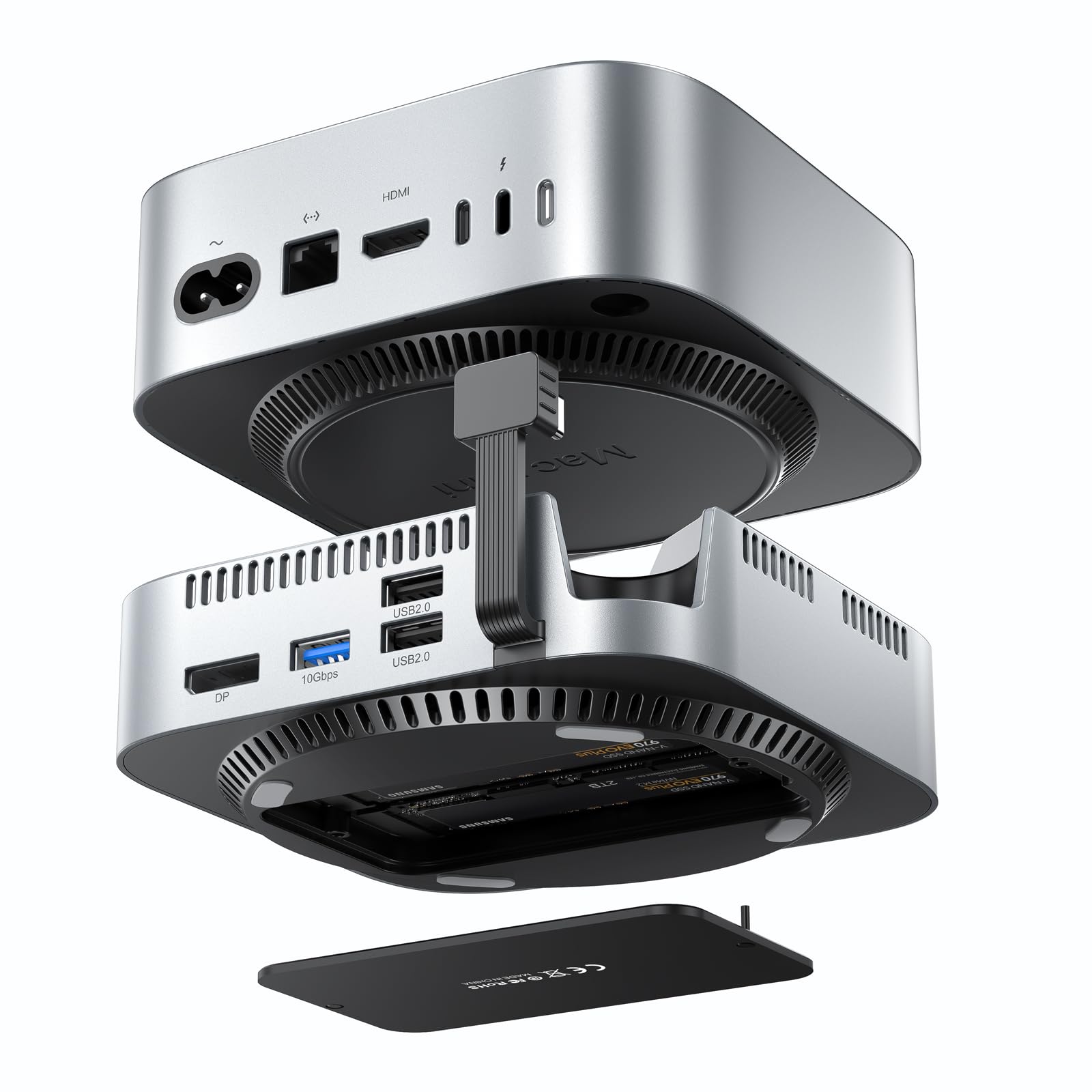Amazon.co.jp: Mac mini M4 /M4 Proドッキングステーション & アルミ製