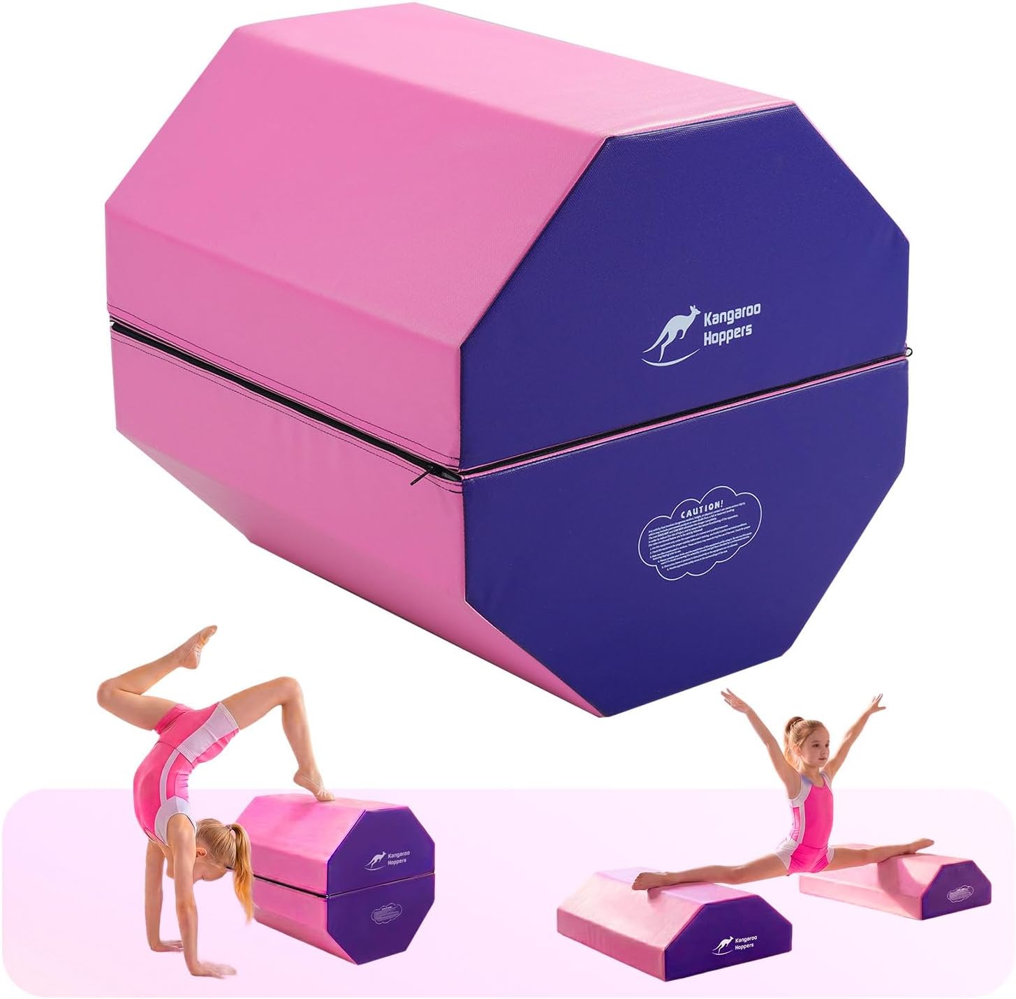  2-in-1 Detachable Gymnastics Octagon Tumble Mat for Kids