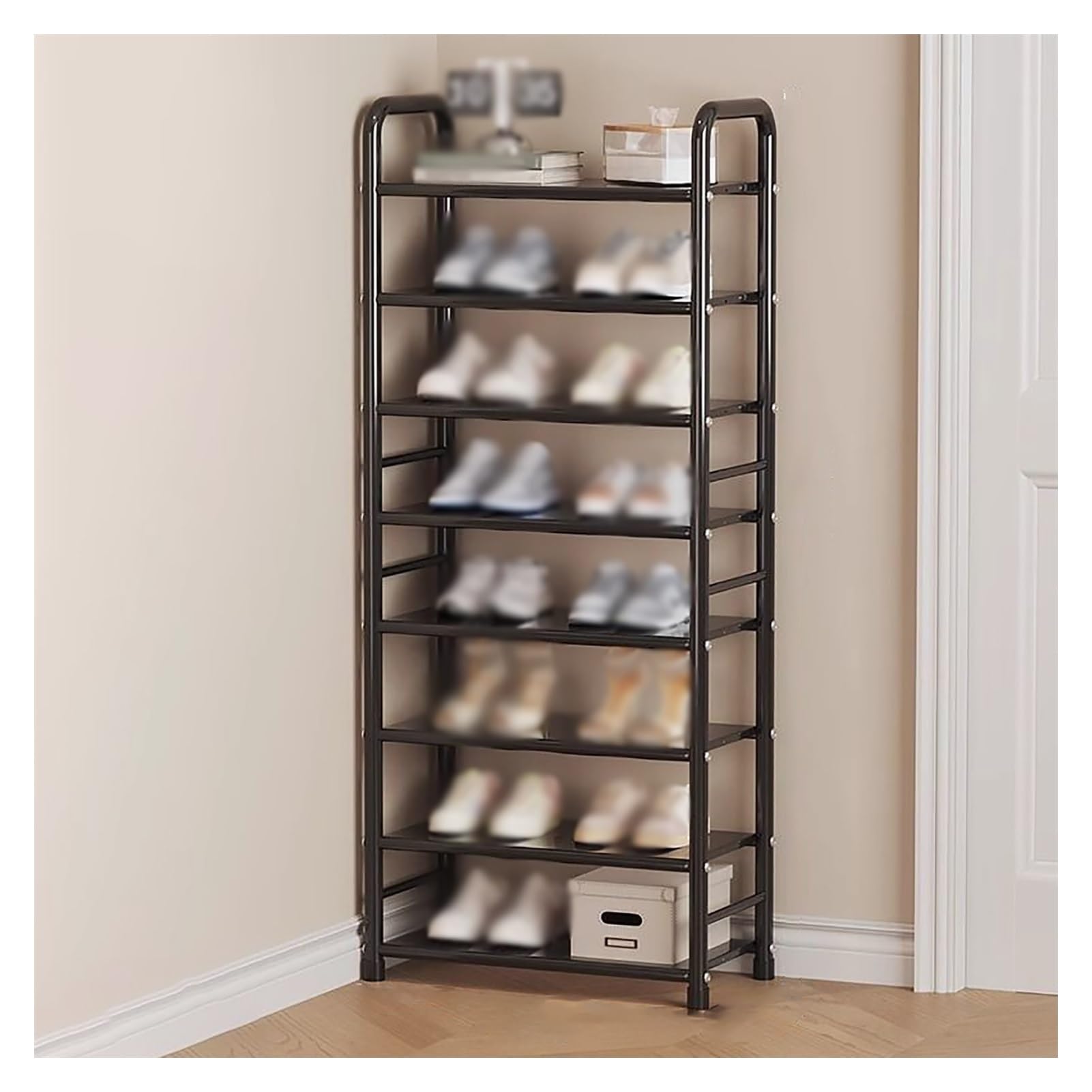 Organisateur de chaussures pour couloir et salon meuble gain de place