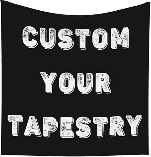 Miniatura 8 de Pancartas y letreros personalizados para cargar imágenes de tapiz personalizado para dormitorio, 59 x 59 pulgadas