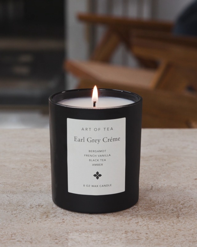 Amazon.com: Art oF Tea | Earl Grey Creme Scented Candle - Limited