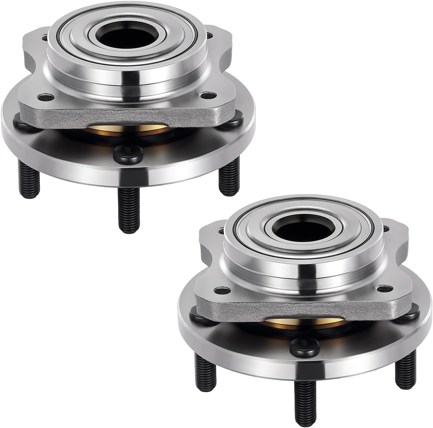 513123 Front Wheel Bearing and Hub Assembly Compatible with Dodge Grand Caravan 1996-2007, Compatible with Chrysler Voyager Town & Country 2000-2003, for Voyager 1996-2000, 2PCS