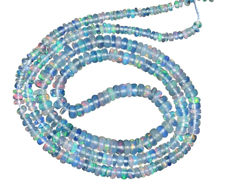 Opale éthiopienne naturelle AAA+ perles briolette lisses pour bijoux d'exception