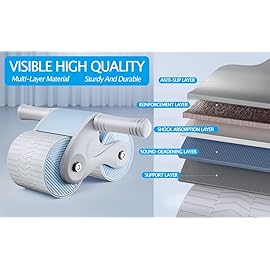 Automatic Rebound Abdominal Wheel,Ab Roller Wheel for Abdominal Exercise Fitness