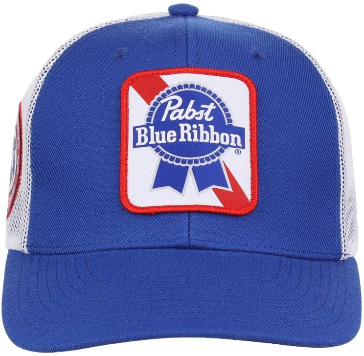 Pabst Blue Ribbon PBR Beer Adjustable Snapback Cap