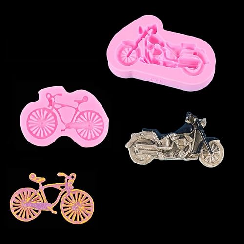 Miniatura 8 de Molde epoxi para bicicleta para joyería, molde de silicona para manualidades, moldes de silicona, moldes de resina para bicicletas, moldes de