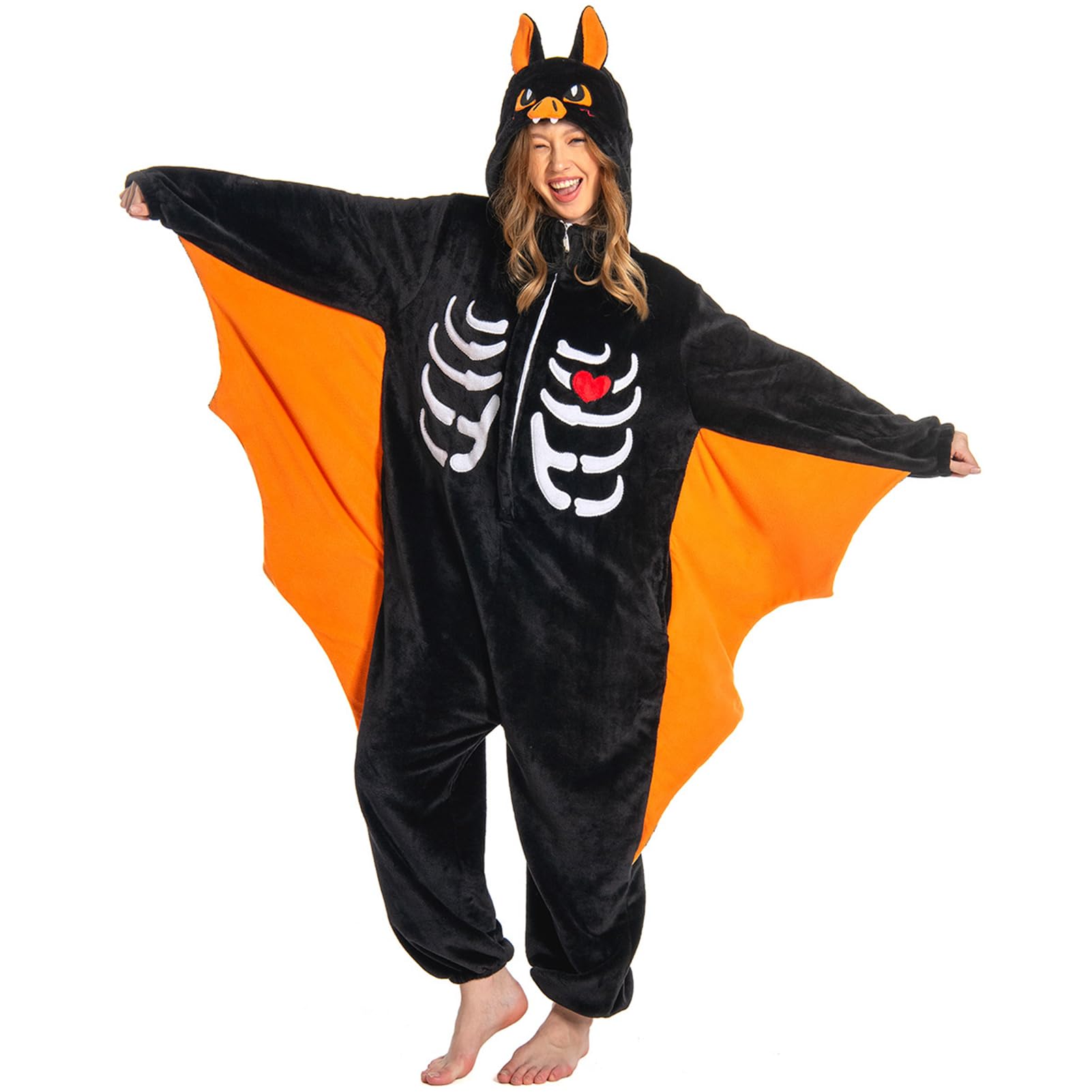 olaola Adult Onesie, Animal Halloween Costume, Unisex Onesies Plush Cosplay Pajamas One-Piece Sleepwear-picture-19
