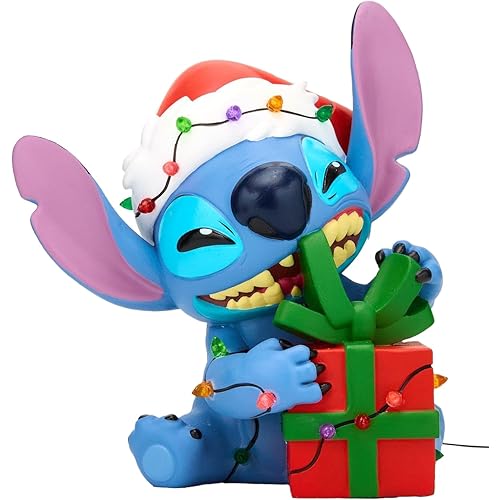 Disney Lilo & Stitch Gift Stitch Light-Up Tree Topper — BoxLunch Exclusive