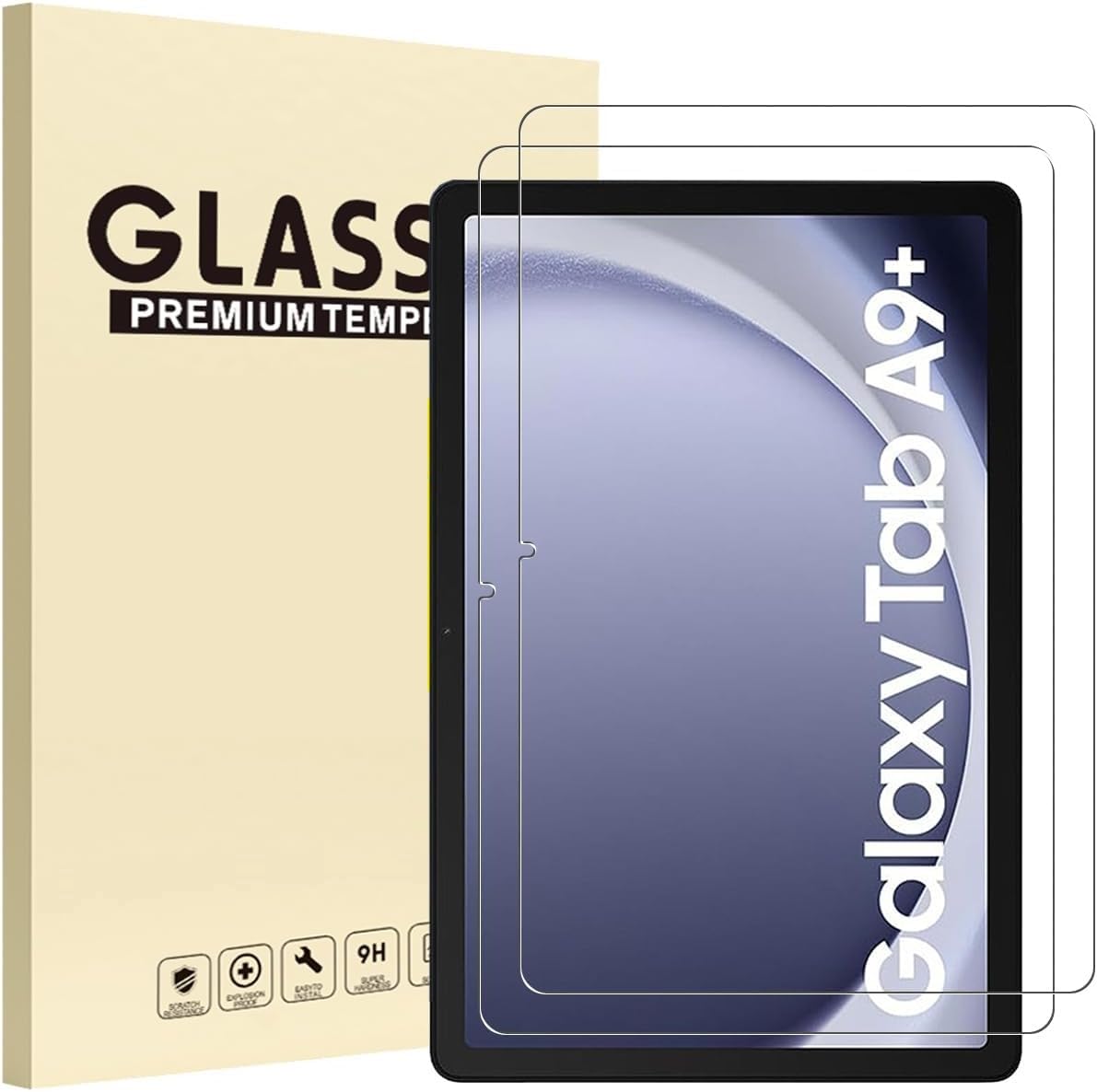 TECHSHIELD® Pack of 2 Premium Tempered Glass Screen Protector for Samsung Tab A9 Plus/A9+ 11 inch Tablet [SM-X210/X216] (B0CZTJDSM3) Amazon Price History, Amazon Price Tracker