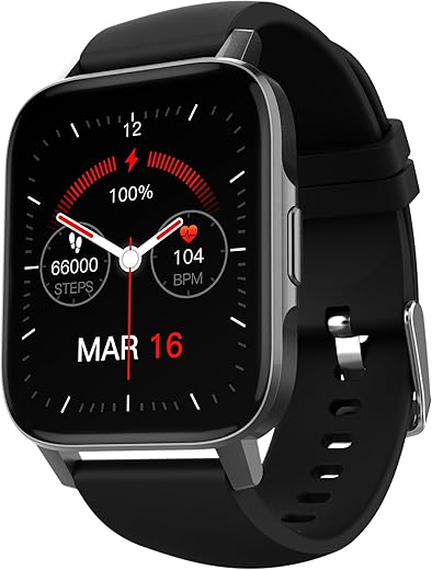 TAGG Verve NEO Smartwatch with 1.69” Large Display, Real SPO2, and Real-Time Heart Rate Tracking, 10 Days Battery Backup, IPX68 Waterproof||…