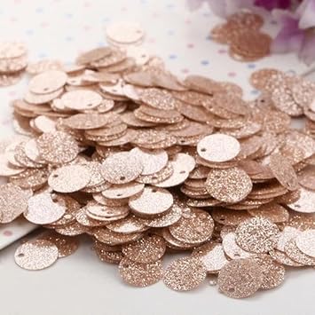 200Pcs 10mm 20mm Glitter Sequins Flat Round PVC Sequins with Flash Powder Paillettes for Craft