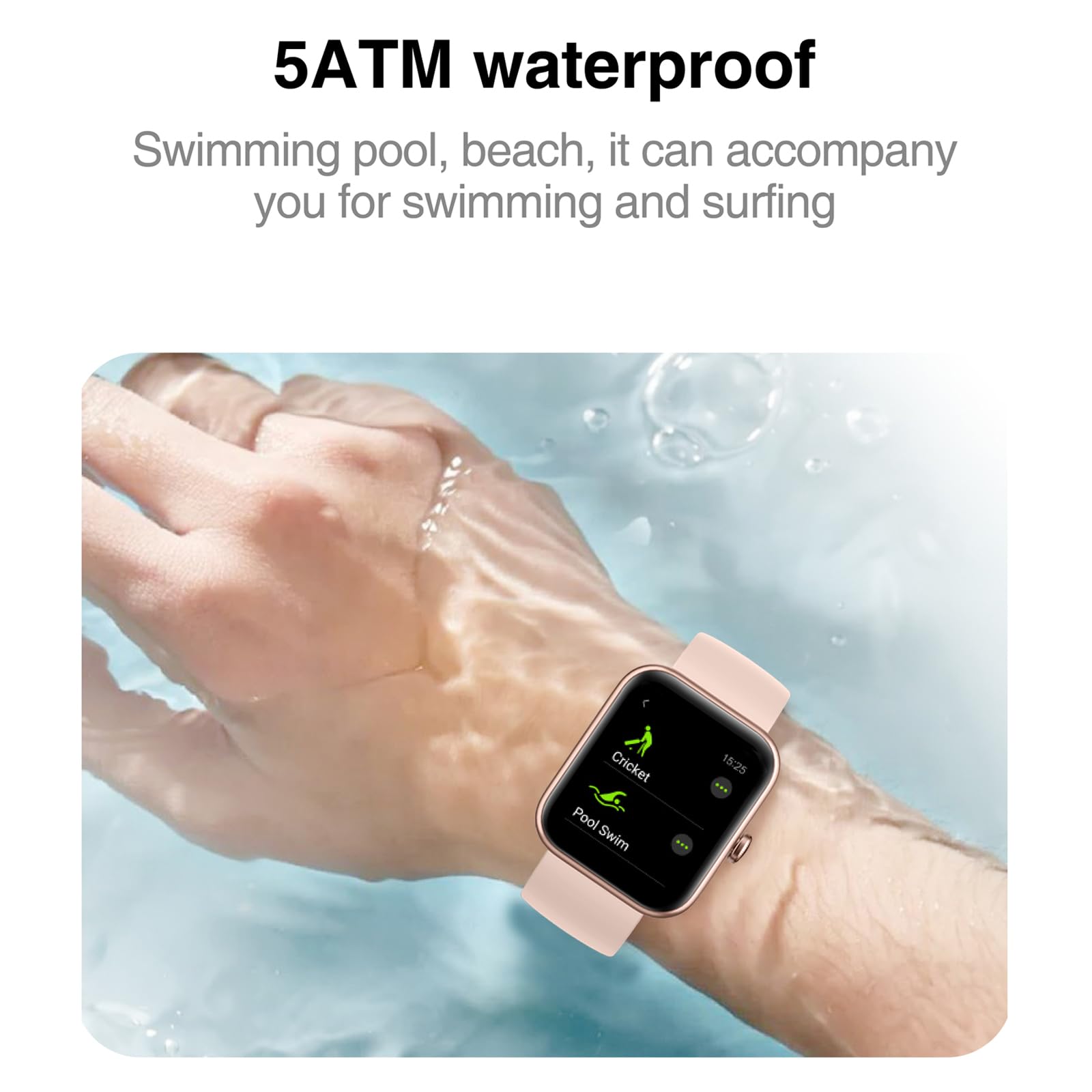 Vowtop Smartwatch per Uomo e Donna 1.69'' con Alexa, Monitoraggio Ossigeno, Frequenza Cardiaca, Sonno, Fitness, Notifiche. 14 Modalità Sportive.‎Compatibile con Android iOS