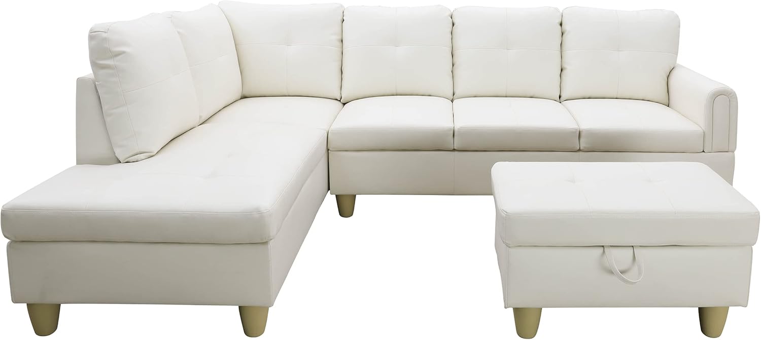 Star Home Living Leviticus Sectional Sofa with Ottoman 9722A-3PC