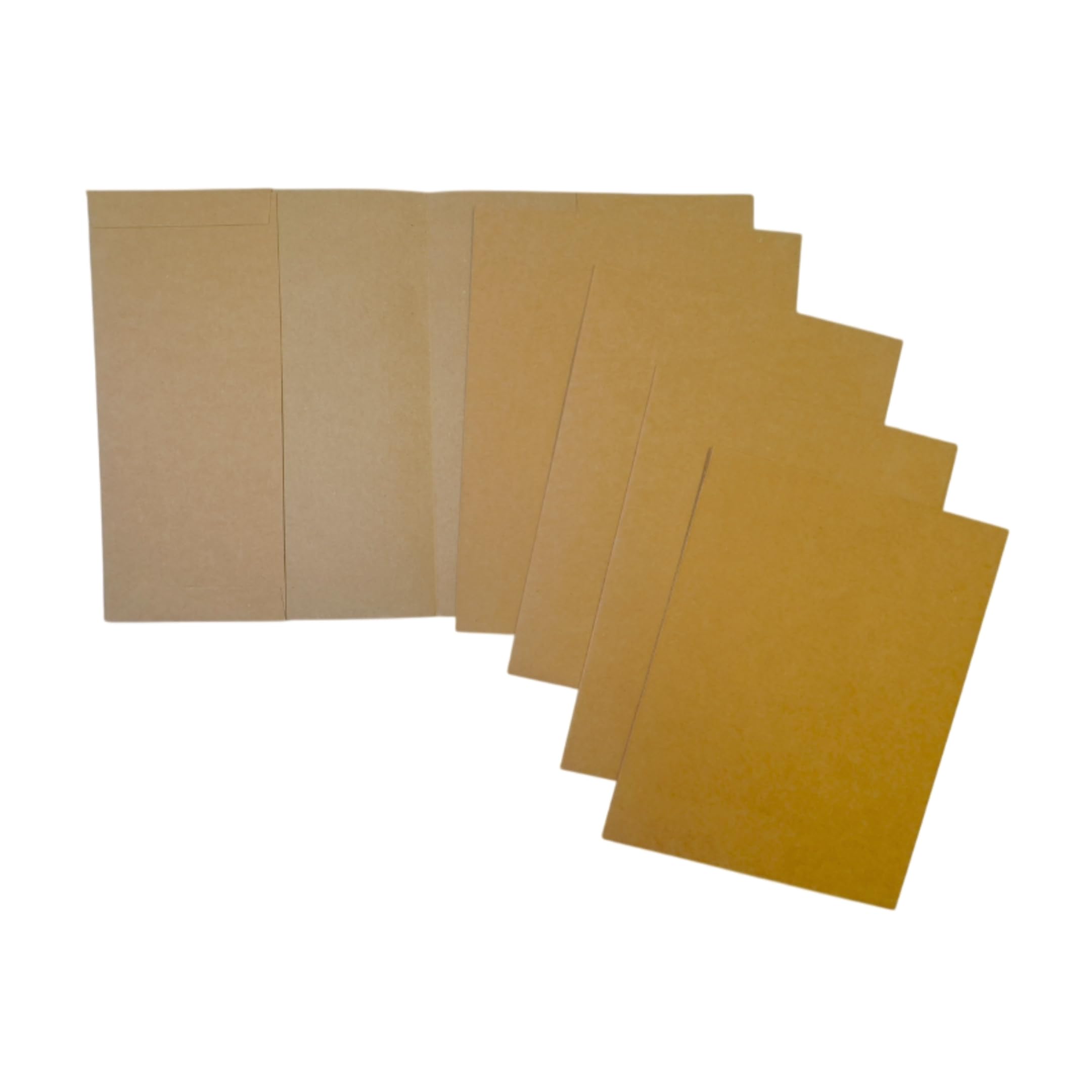 Pack of 50 9x7 Kraft Paper Exercise Book Covers by Janrax