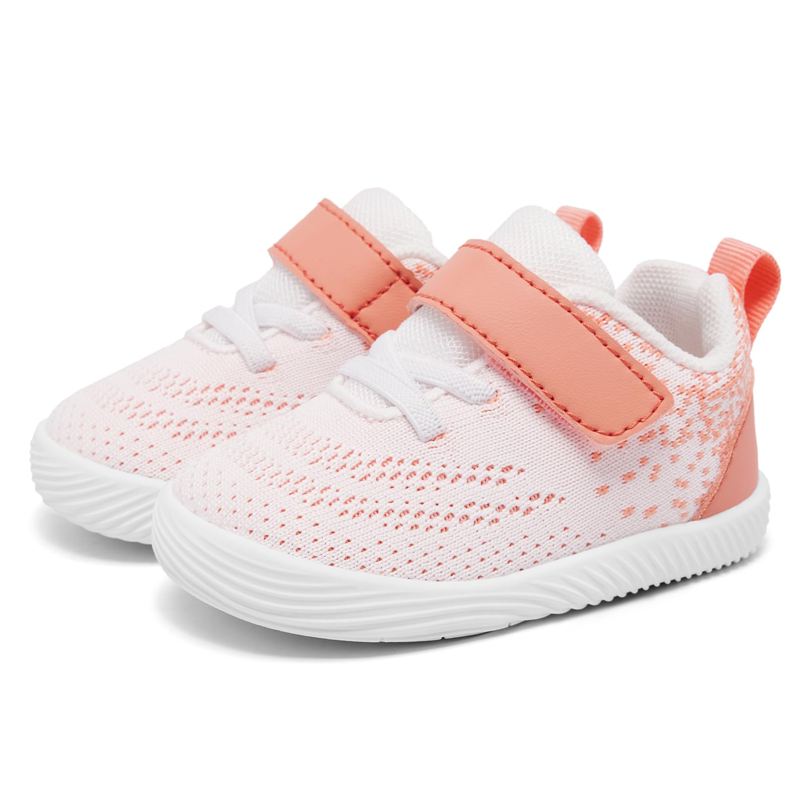 MORENDL Toddler Sneakers Baby Boys & Girls Barefoot Shoes Lightweight Breathable Walking Running Tennis Athletic Sport Shoes