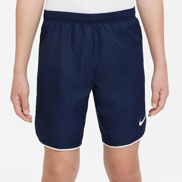 Nike - Y Nk DF Lsr V Short W, Shorts Unisex - Bambini e Ragazzi - 3