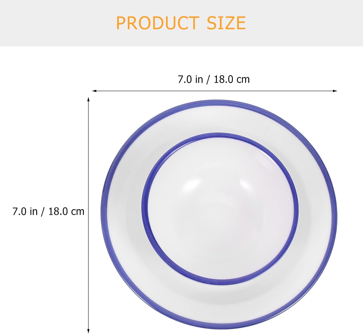 Luxshiny Retro Plate and Bowl Set with Cup Kitchen Tableware for Serving Hot Food Milk Water Tea Juice Wine 6.88 Inch Dish Home Shop Dessert Shop