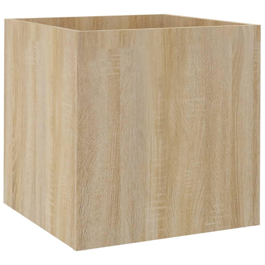 VIDAXL Sonoma Oak Garden Planter 40x40x40cm