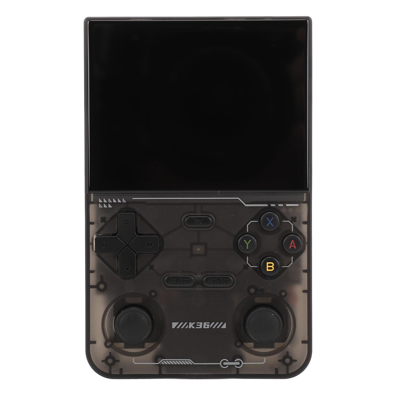 Przenośna Konsola do Gier, Konsola do Gier Retro z Kolorowym Ekranem IPS 3,5 Cala i Przyciskiem RL do Codziennej Rozrywki (BLACK)