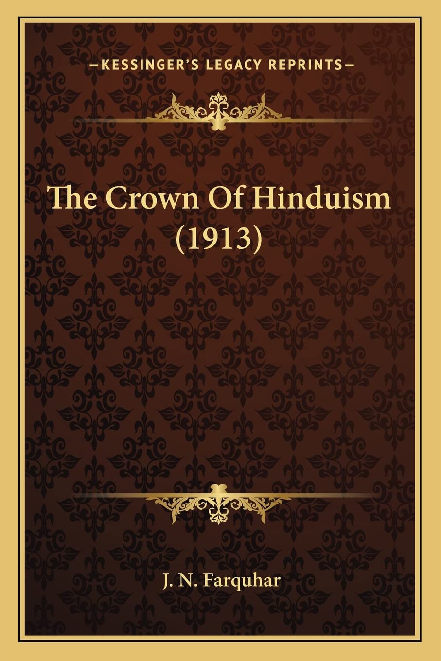 The Crown Of Hinduism (1913)